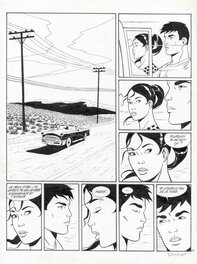 Philippe Berthet - Perico, tome 2 - Planche originale 28 et mise en couleur - Comic Strip