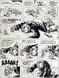 Paul Deliège - Deliège - Les Krostons - La Maison des Mutants - planche originale no 17 - comic art - Planche originale