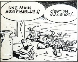 Deliège - Les Krostons - planche originale no 17 - comic art 2