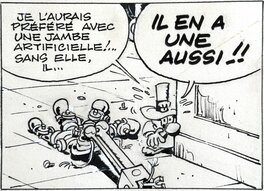 Deliège - Les Krostons - planche originale no 17 - comic art 3