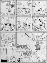 Comic Strip - Dupa - Cubitus - album 13 - Gag 656 - planche originale - comic art a