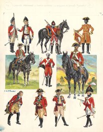 L'uniforme et les armes des soldats de la guerre en dentelles - 1975