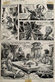 John Buscema - Savage Sword of Conan #96 pg 18 John Buscema Rudy Nebres (1984) - Planche originale