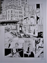 Marc Bourgne - Planche originale 46 “L’art du crime 7", La mélodie d’Ostelinda - Comic Strip