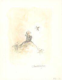 Claude K Dubois - Petit chagrin d'amour - Illustration originale