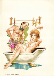 Pepe González - "Bath Time" (Norma Editorial) - Illustration originale