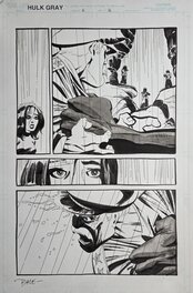 Illustration originale - Hulk: Gray #6, Page 12 Illustration originale - Hulk: Gray #6, Page 12