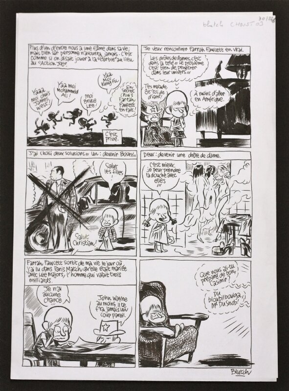 Blutch, pl du Petit Christian, tome 1. - Comic Strip