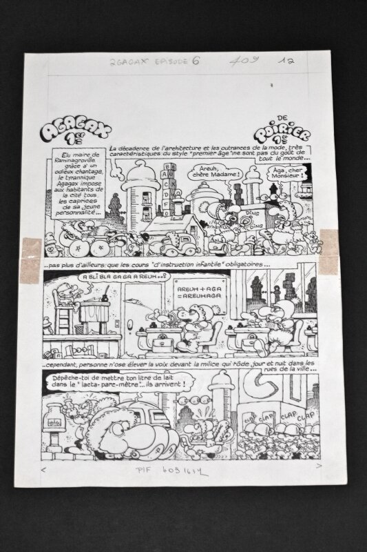 Poirier, Supermatou  pl 1 d'une histoire complète Agagax 1er - Comic Strip