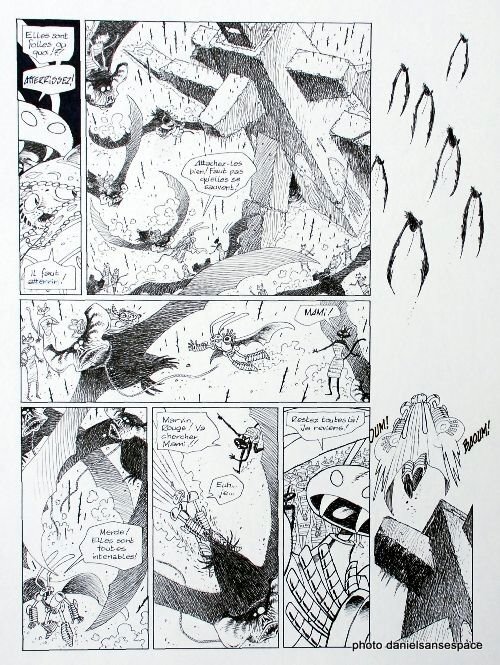 Joann Sfar, Lewis Trondheim, Andreas, Andreas, planche de Donjon Monster - Comic Strip