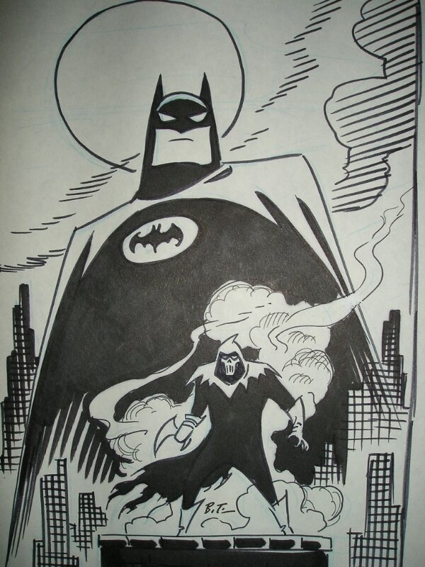 Bruce Timm - Batman - Illustration originale