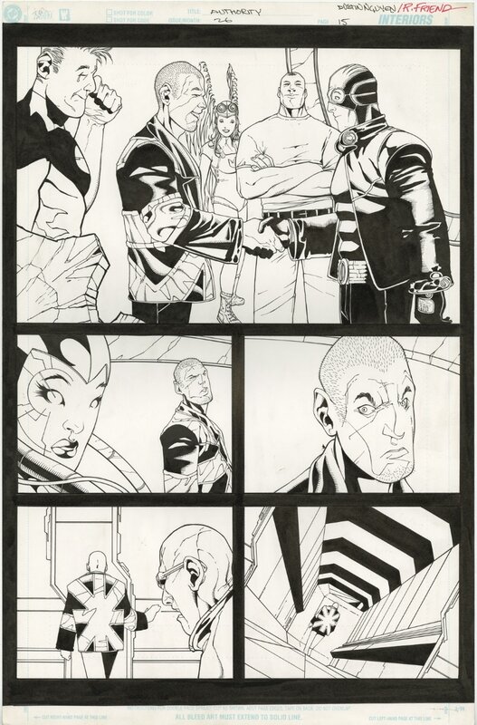 Dustin Nguyen, Richard Friend, The Authority #26 Page 15 - Comic Strip