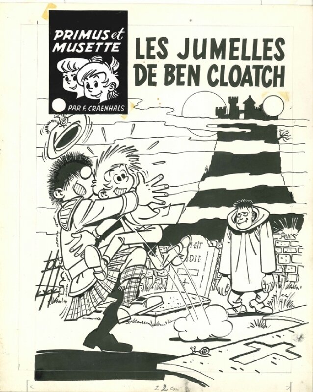 François Craenhals, Couverture de Primus et Musette - Original Cover