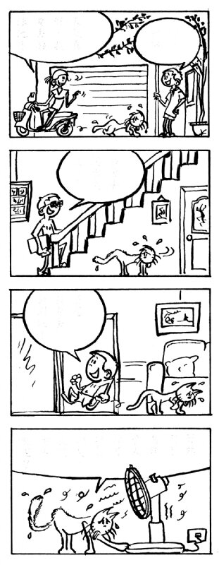 布朗夏貓 - Strip 010 by David Baran - Comic Strip 布朗夏貓 - Strip 010 by David Baran - Comic Strip