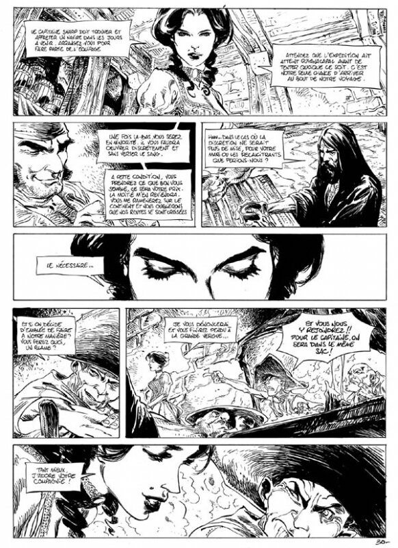 Lauffray Long John Silver - Comic Strip