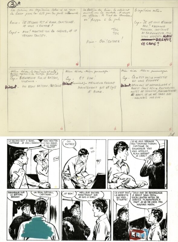 Tillieux - Scénario pour  Tillieux - Scénario pour