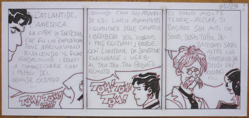 Hugo Pratt -Corto Maltese - Strip de Mu - Comic Strip