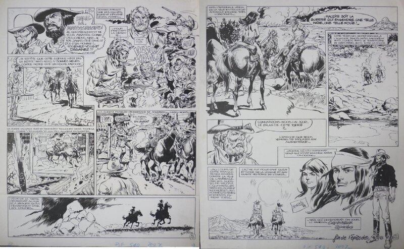 Norma - Diptyque Capitaine Apache - Comic Strip
