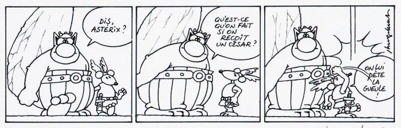 Geluck, Le Chat, Astérix - Comic Strip