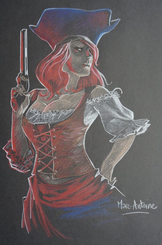 Piratesse by Marc-Antoine Boidin - Original Illustration