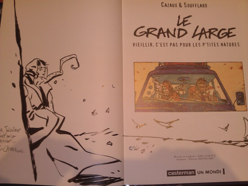 Le grand large by Gilles Cazaux - Sketch