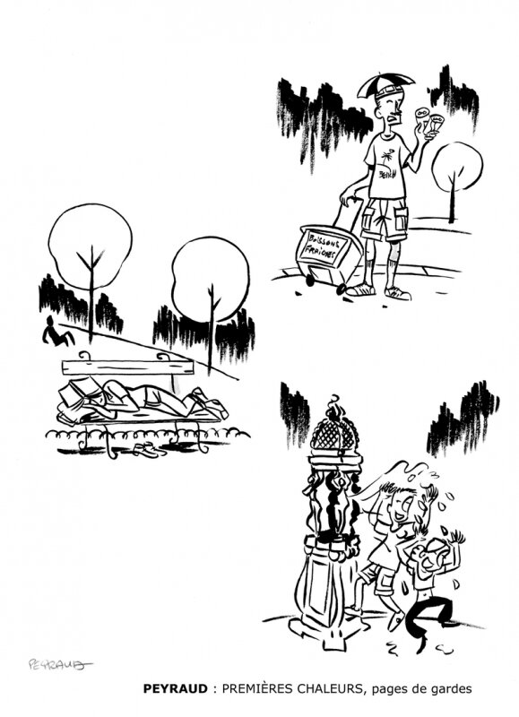 Peyraud - Premières chaleurs - Comic Strip