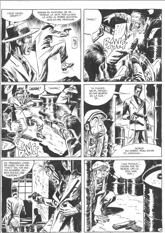Jordi Bernet, Torpedo 1936 Rascal pg7 - Comic Strip