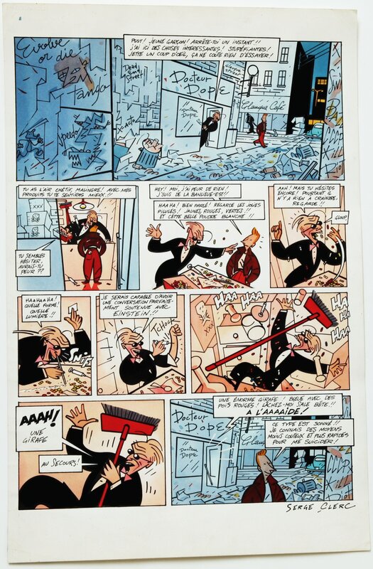 Serge Clerc, Docteur DOPE !?  Never !! - Comic Strip