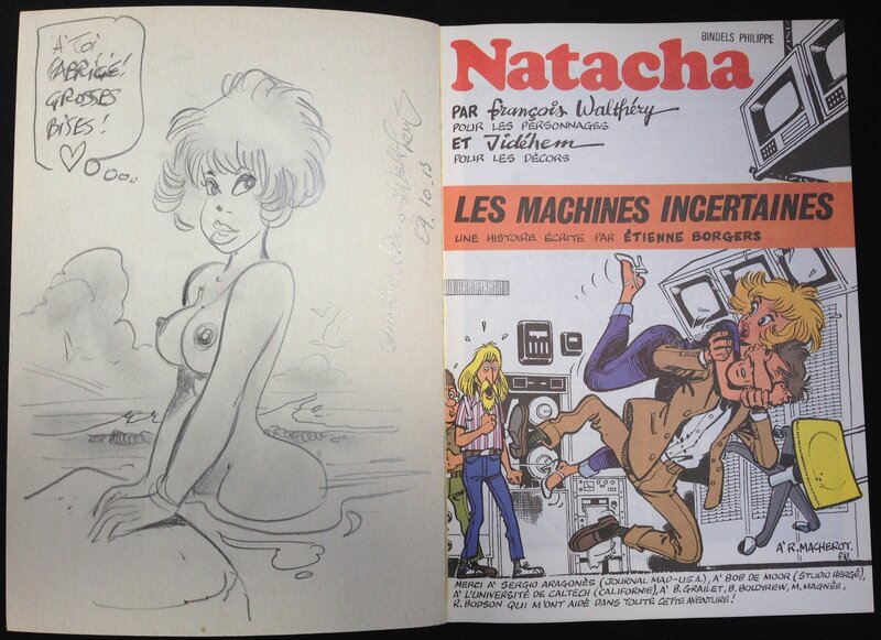 Walthéry, Natacha - Sketch