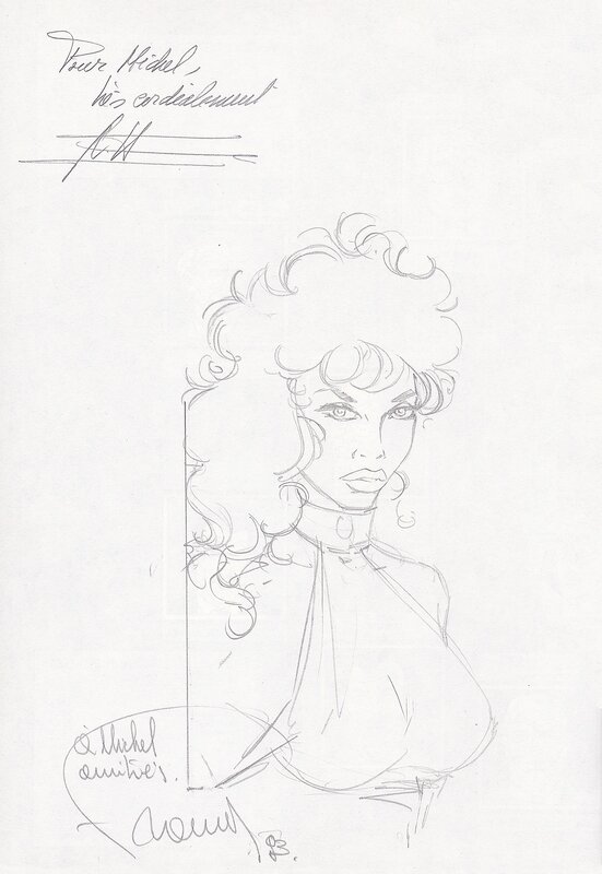 Marilyn Apfelmond by Philippe Francq - Sketch