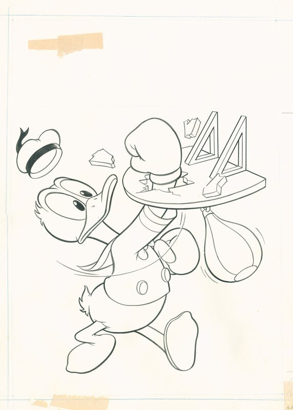 Donald Duck 76 par Tony Strobl, Larry Mayer - Planche originale