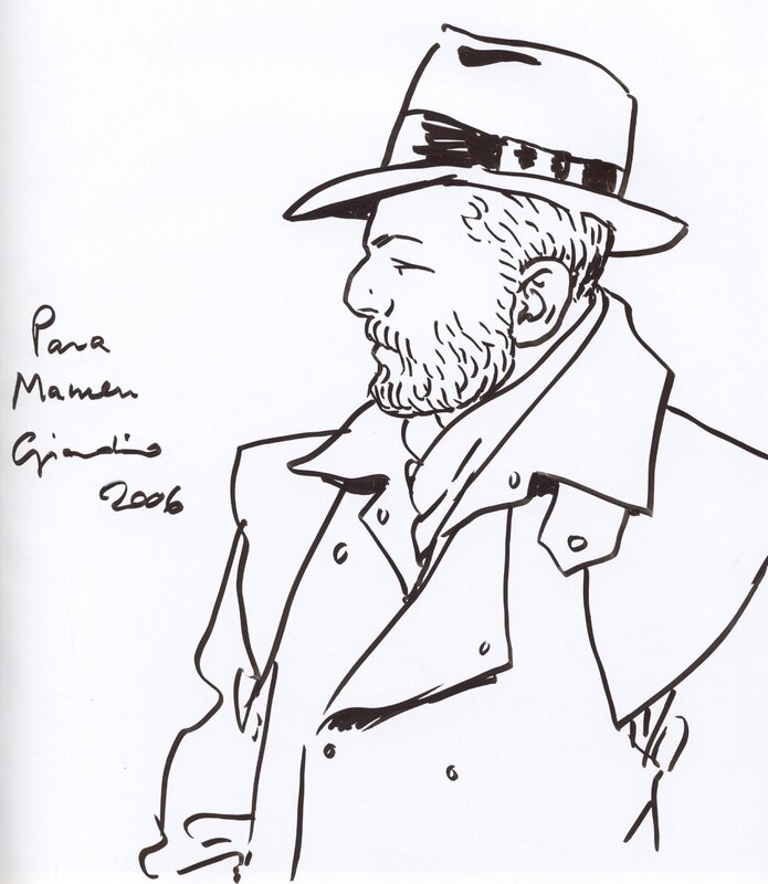 Max Fridman by Vittorio Giardino - Sketch