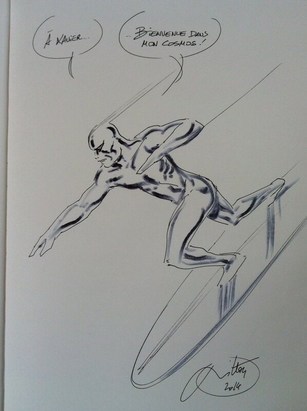 Surfer d'argent by Jean-Yves Mitton - Sketch
