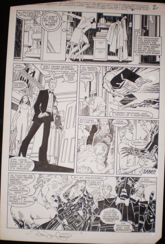 New Mutants 53 by Rick Leonardi, Chris Claremont - Comic Strip