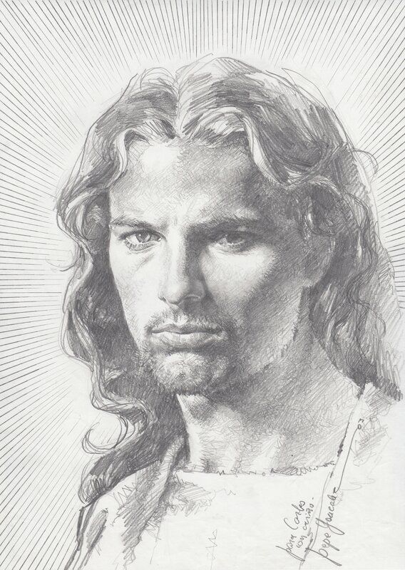 Christ by José González - Original Illustration