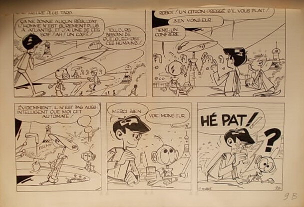 Pegg, circa 1960. by Pat Mallet - Comic Strip