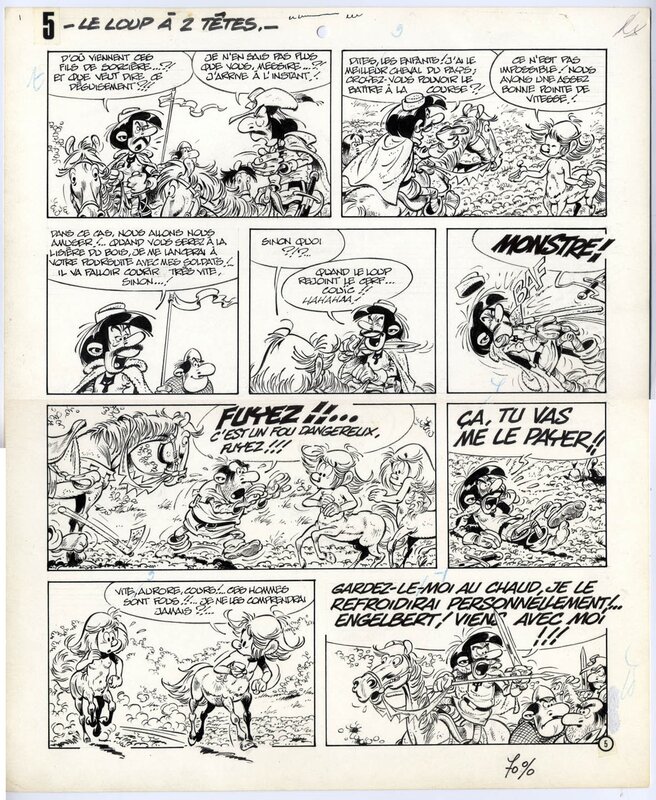 Pierre Seron, Aurore et Ulysse - Le loup à deux têtes - Comic Strip