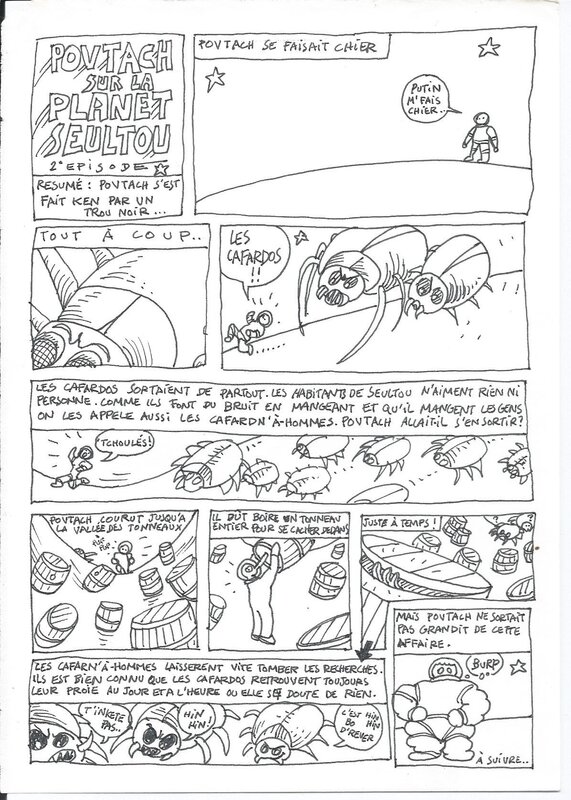 Mano Solo, Povtach & LA PLANETTE SEULTOU 1/2 - Comic Strip
