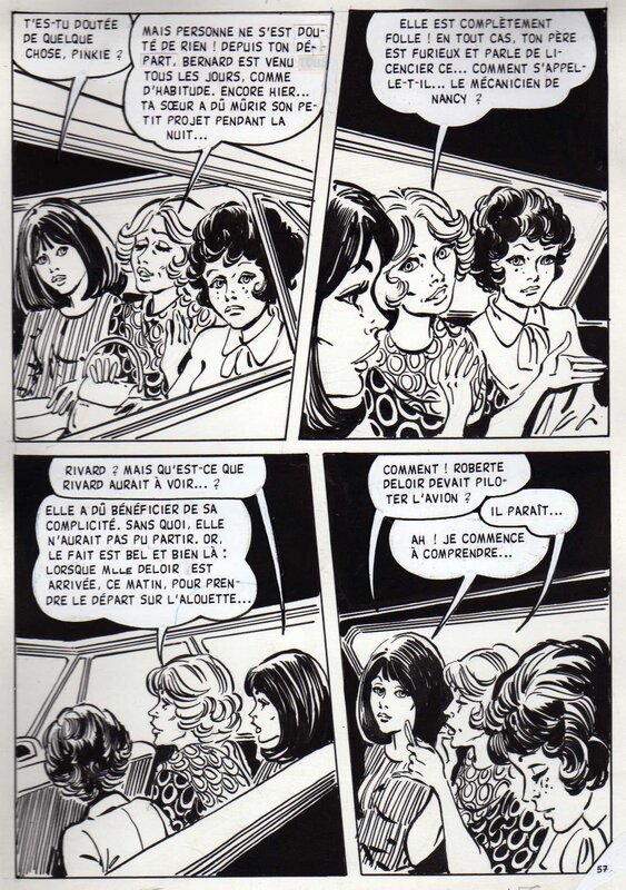 Carmen Barbará, Autant en emporte l'amour planche 57, histoire publiée dans un magazine (?) d'Aredit - Comic Strip