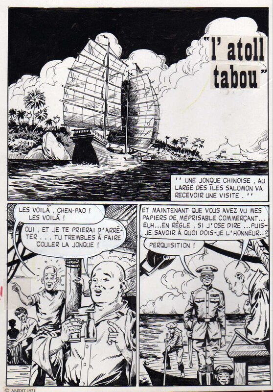 Robert Giordan, L'atoll tabou - Vigor - Comic Strip