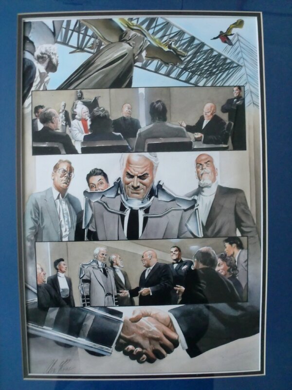 Kingdom Come page par Alex Ross, Mark Waid - Planche originale Kingdom Come page par Alex Ross, Mark Waid - Planche originale