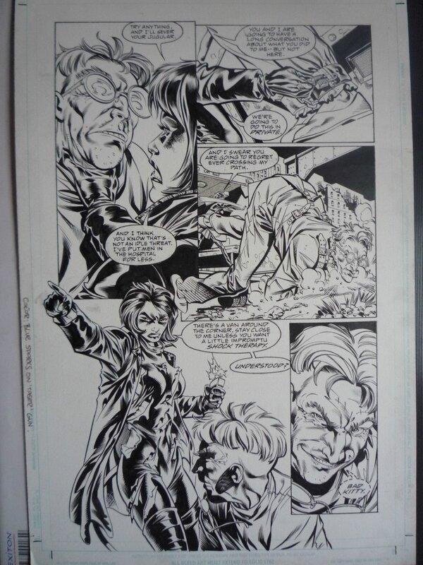 Staz Johnson, Catwoman N° 93 page 3 - Planche originale