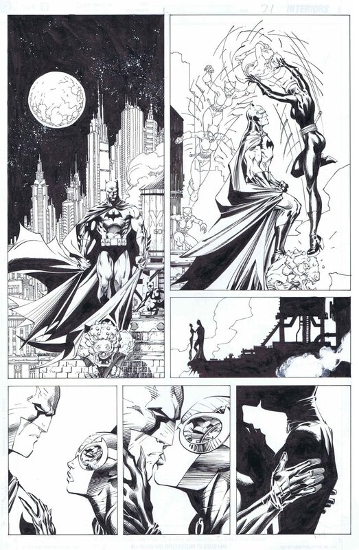 Jim Lee, Scott Williams, Batman #610 p21(Hush) - Comic Strip