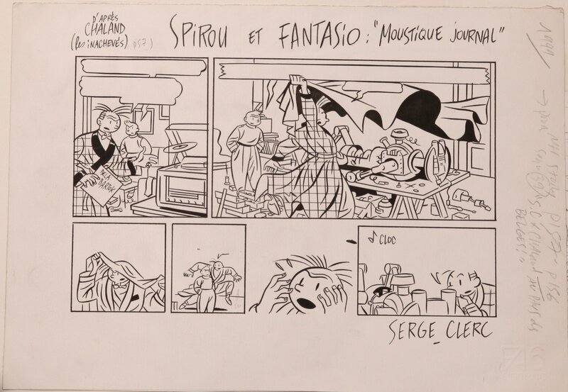 Spirou ET FANTASIO by Serge Clerc - Comic Strip