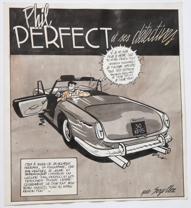 Phil Perfect !! par Serge Clerc - Planche originale