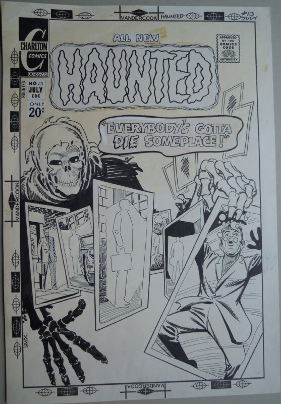 Cover The haunted by Steve Ditko - Comic Strip