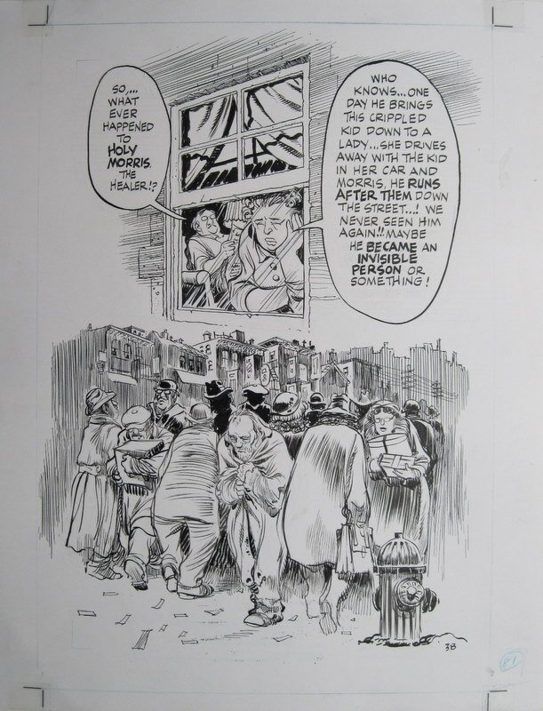The power page 38 par Will Eisner - Planche originale