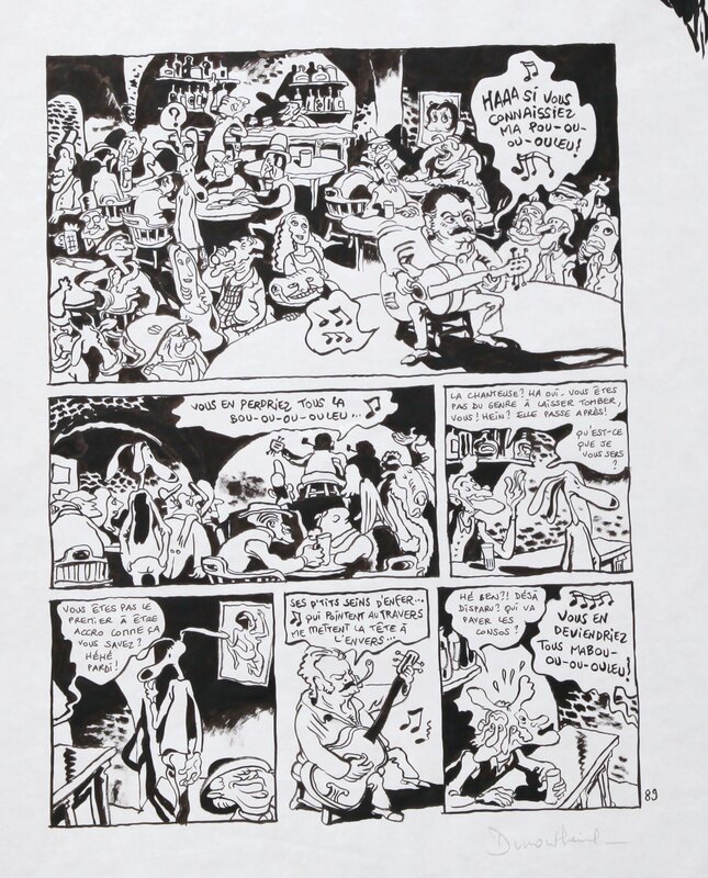 Nicolas Dumontheuil, Poupoule et  les amis de georges - Comic Strip
