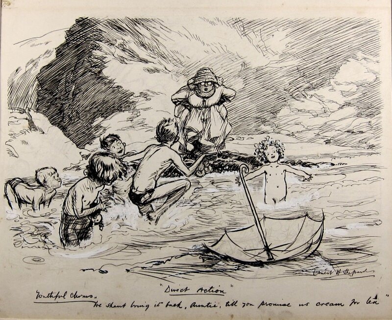 Ernest Shepard Illustration - Illustration originale Ernest Shepard Illustration - Illustration originale