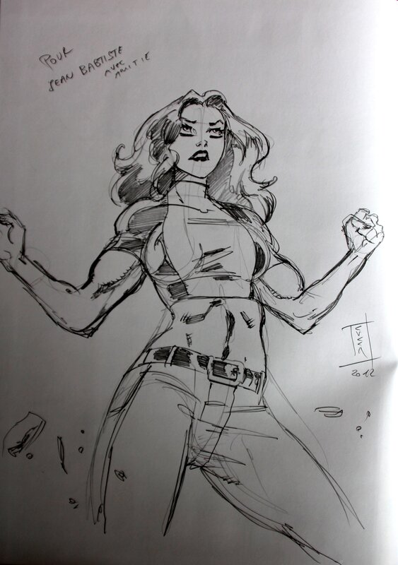 She-Hulk by Vincenzo Cucca - Sketch